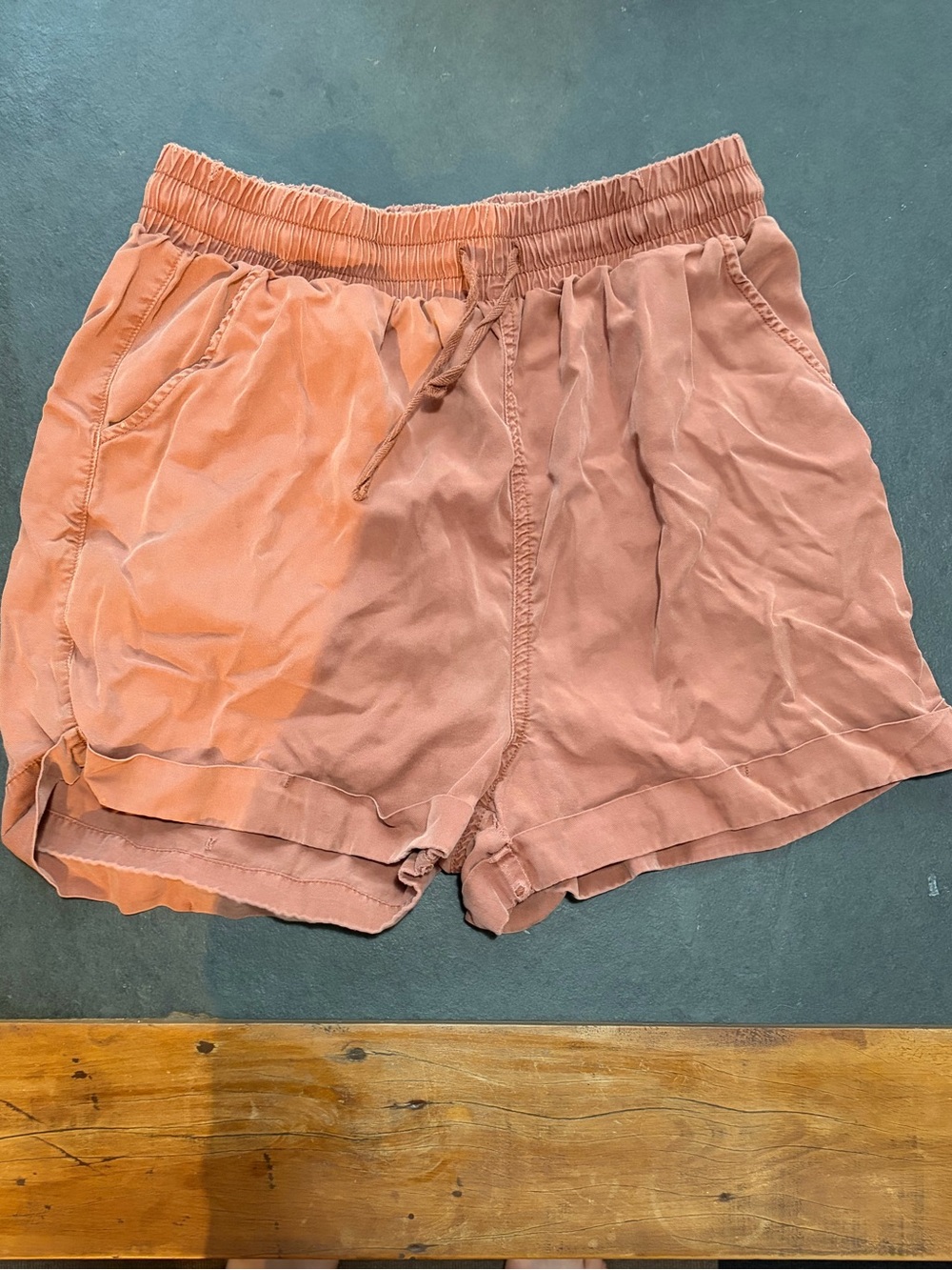 Red-orange shorts